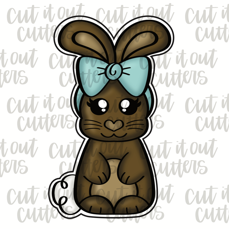 Pinup Bunny Cookie Cutter