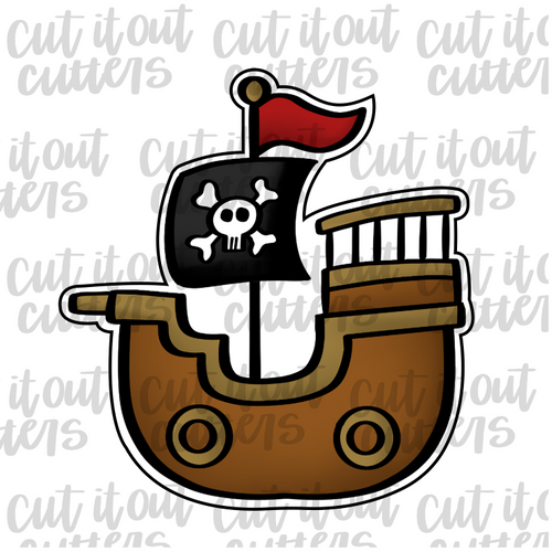Pirate Ship Cookie Cutter