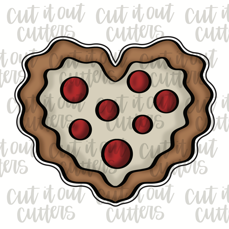 Pizza Heart Cookie Cutter