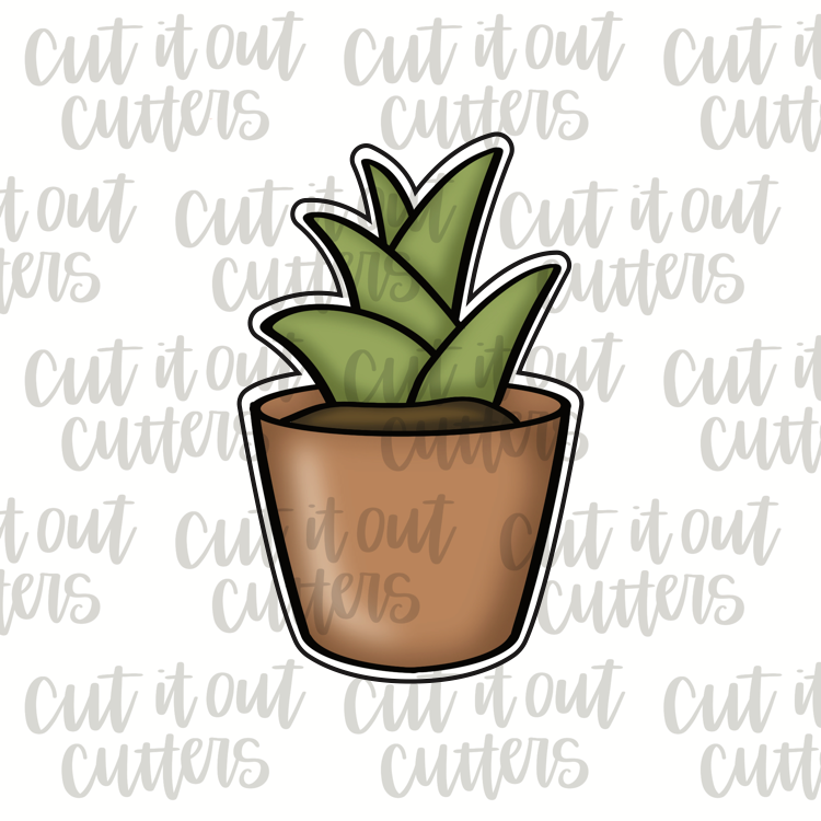 potted plant cookie cutter Plant Cookie Cutter