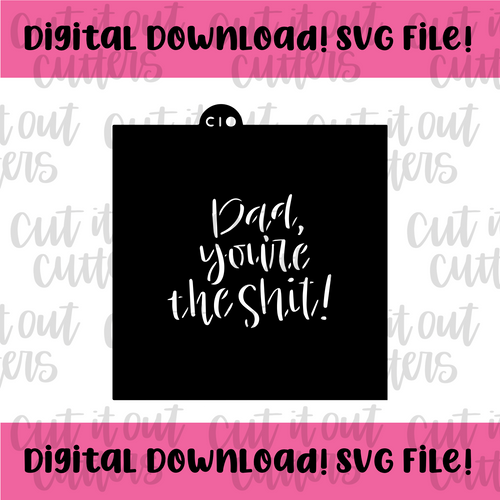 DIGITAL DOWNLOAD SVG File for Poo Set Stencil