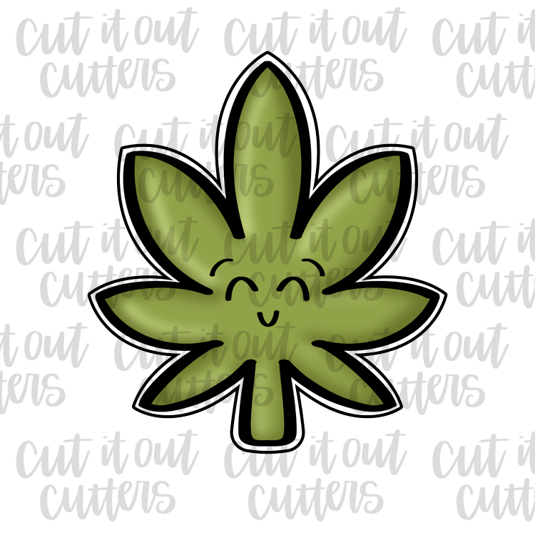 Hazy Leaf Cookie Cutter