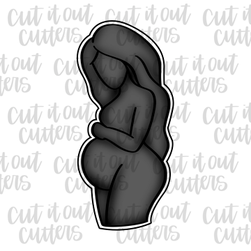 Pregnant Mom Cookie Cutter