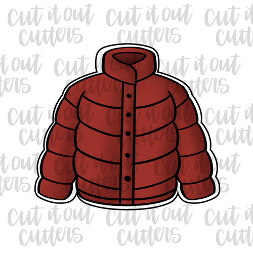 Puffy Jacket Cookie Cutter