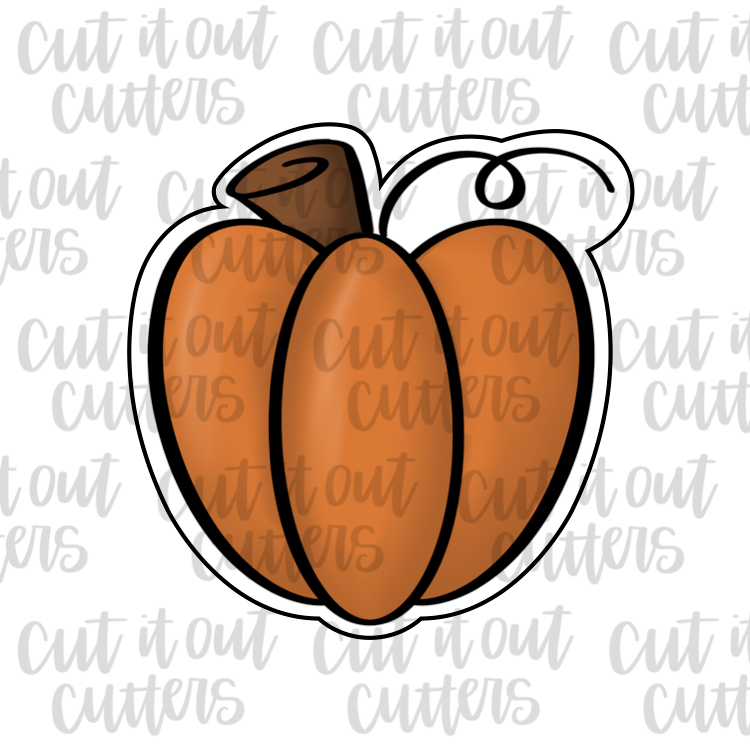 Pumpkin Heart Cookie Cutter
