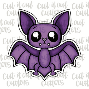 Purple Bat Cookie Cutter