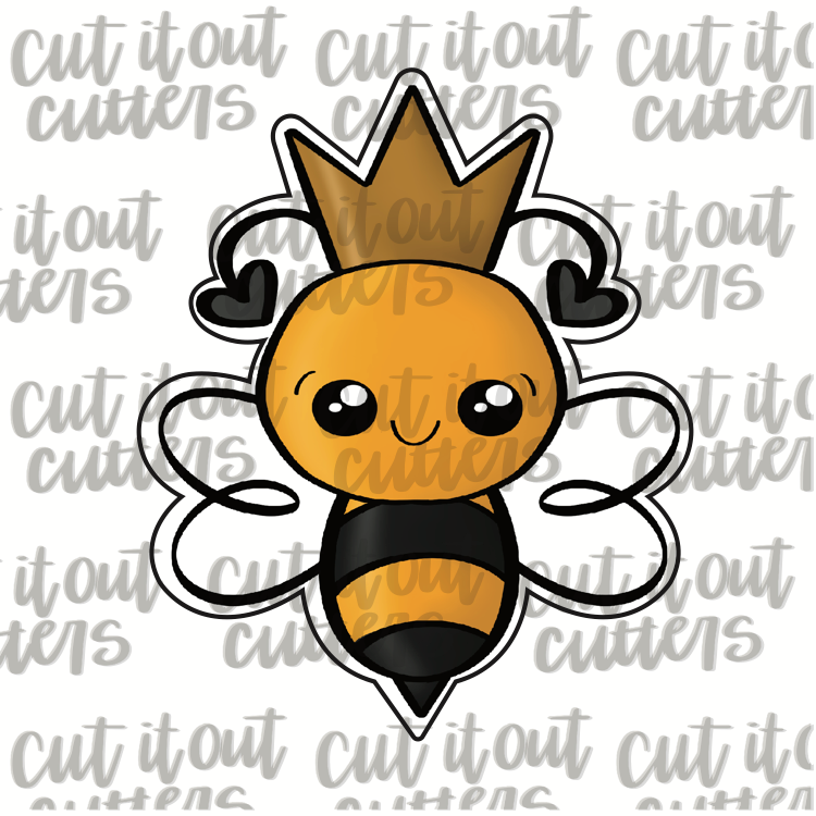 Queen Honey Bee Cookie Cutter