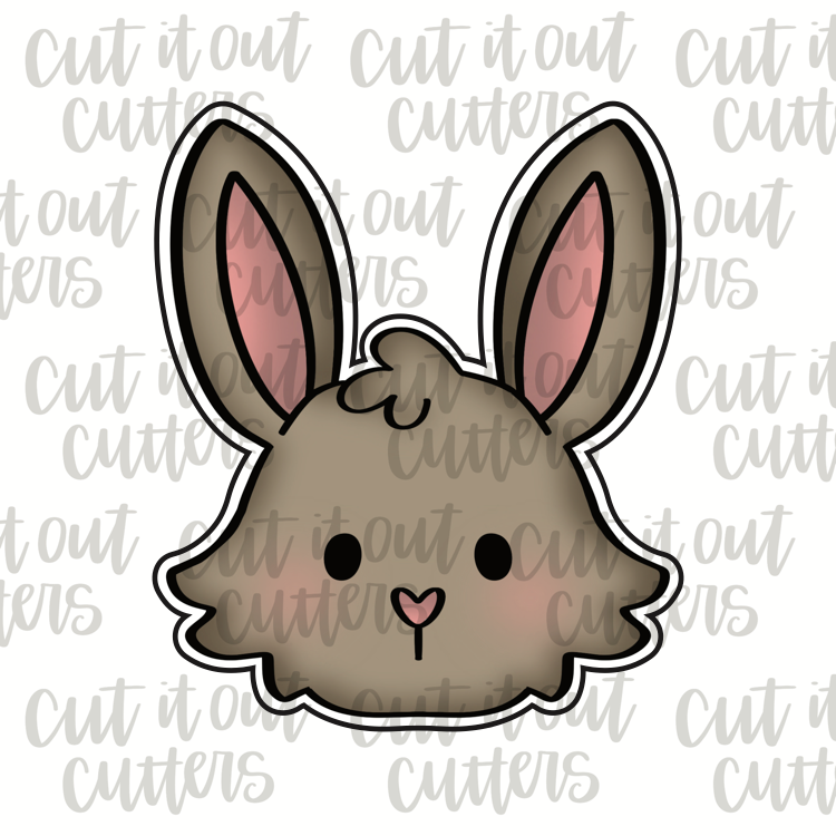 Rabbit Face Cookie Cutter