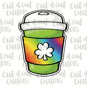 Rainbow Coffee Cookie Cutter