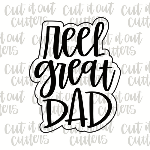 Reel Great Dad Cookie Cutter