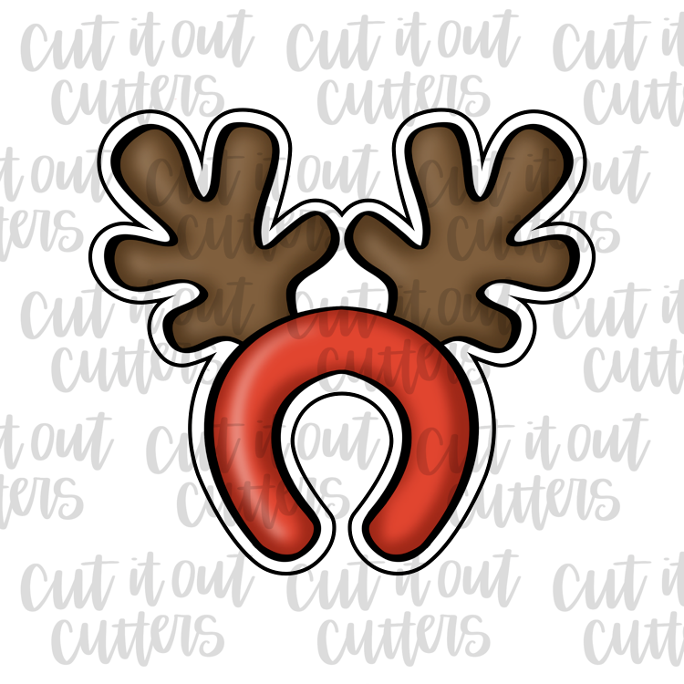 Reindeer Ears Cookie Cutter