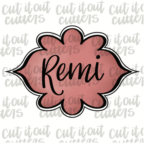 Remi Plaque Cookie Cutter