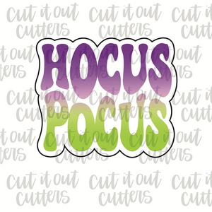 Retro Hocus Pocus Cookie Cutter