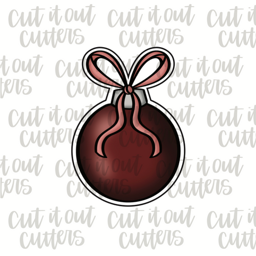 Ribbon Ornament Cookie Cutter