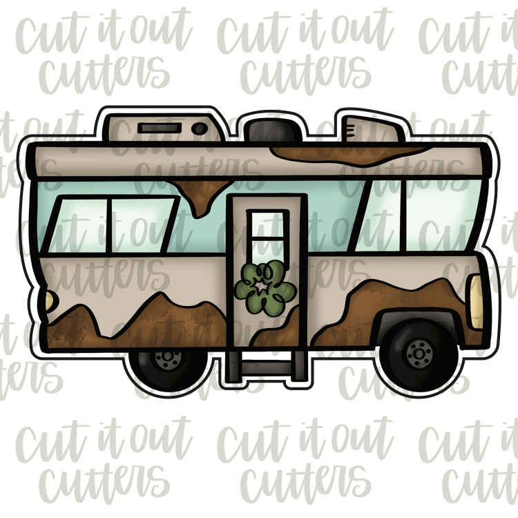 Rusty RV Cookie Cutter