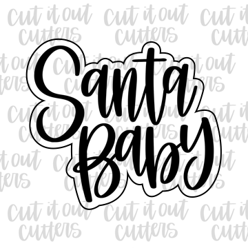 Santa Baby Cookie Cutter