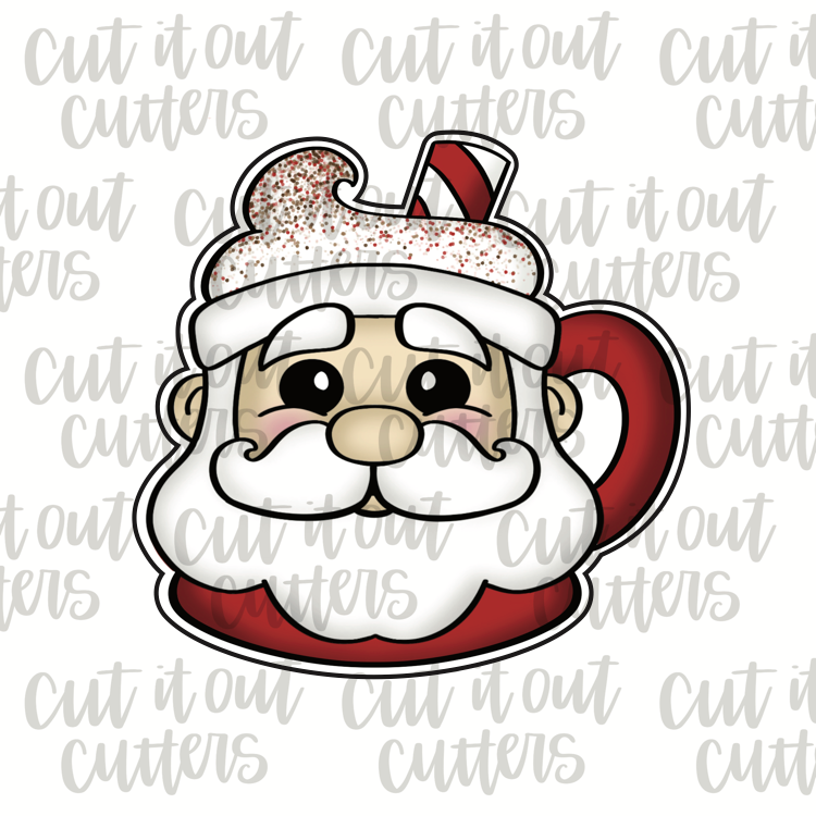 Santa Mug 2021 Cookie Cutter