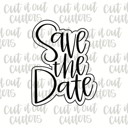 Save The Date Cookie Cutter