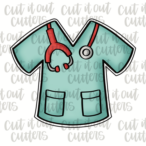 Scrubs Cookie Cutter