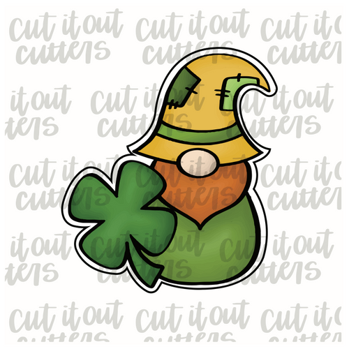 Shamrock Gnome Cookie Cutter