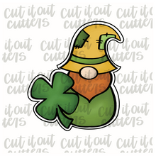 Load image into Gallery viewer, Shamrock Gnome Cookie Cutter