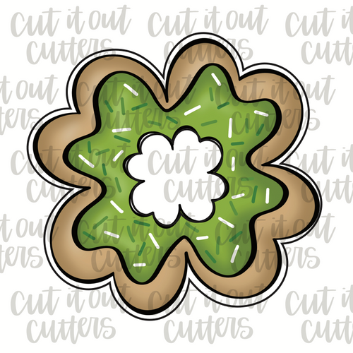 Shamrock Donut Cookie Cutter