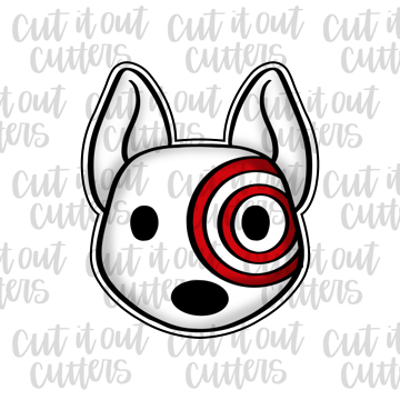 Shopping Pup Cookie Cutter