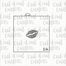 Load image into Gallery viewer, Single Lipstick Kiss Cookie Stencil