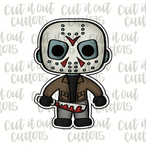 Ski Mask Slasher Cookie Cutter - Horror Series