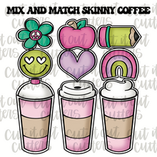 Load image into Gallery viewer, Skinny Coffee Mix and Match Cookie Cutter Set