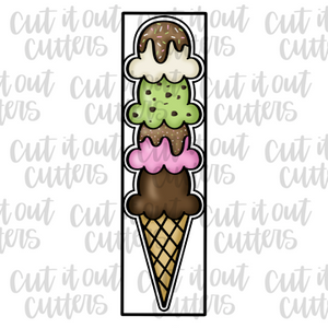 Skinny Ice Cream - 1 Piece - Cookie Cutter