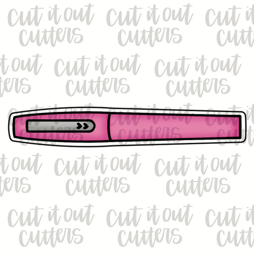 Skinny Marker Pen Cookie Cutter