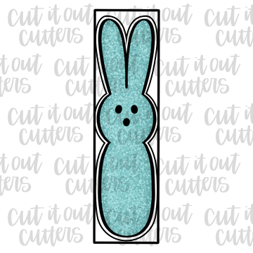 Skinny Marshmallow Bunny Cookie Cutter