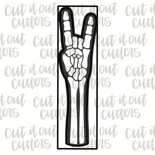Skinny Skeleton Arm Cookie Cutter
