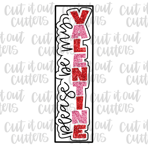 Skinny Valentine Cookie Cutter