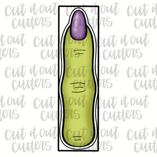 Skinny Witch Finger Cookie Cutter