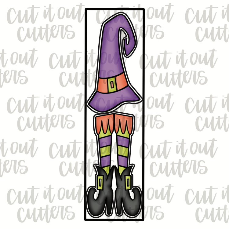 Skinny Witch Hat and Legs Cookie Cutter Set