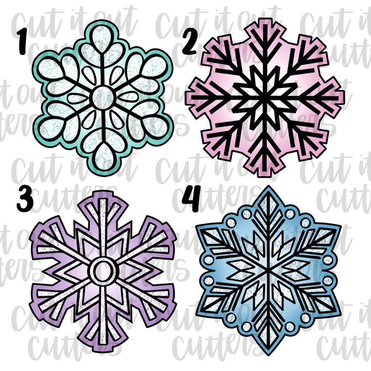 Snowflake Cookie Cutter Set