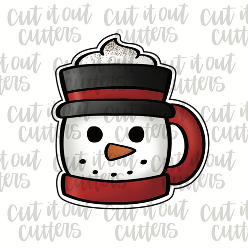 Snowman Mug Cookie Cutter