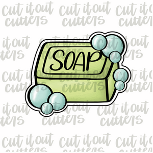 Soap with Bubbles Cookie Cutter