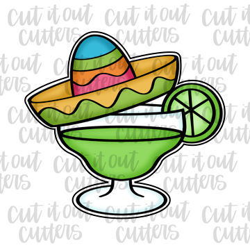 Sombrero Margarita Cookie Cutter