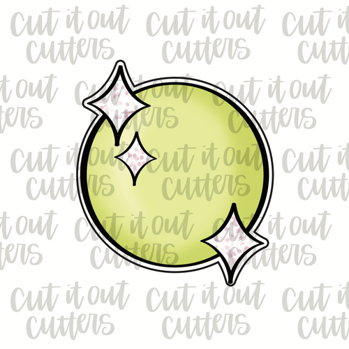 Sparkle Moon Cookie Cutter