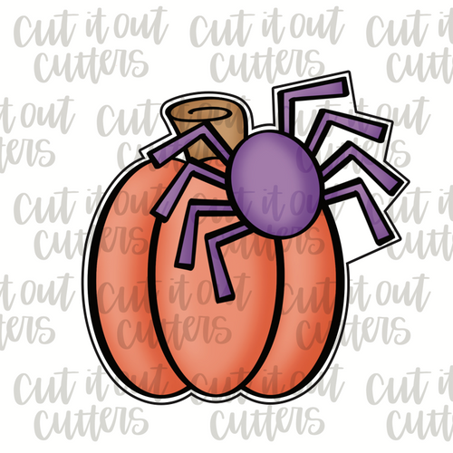 Spider Pumpkin Cookie Cutter