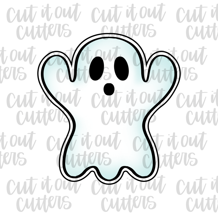 Spooked Ghost Cookie Cutter