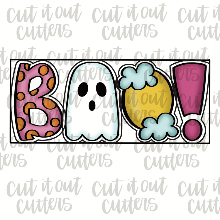 Spooky Boo 12 x 5 Cookie Cutter Set