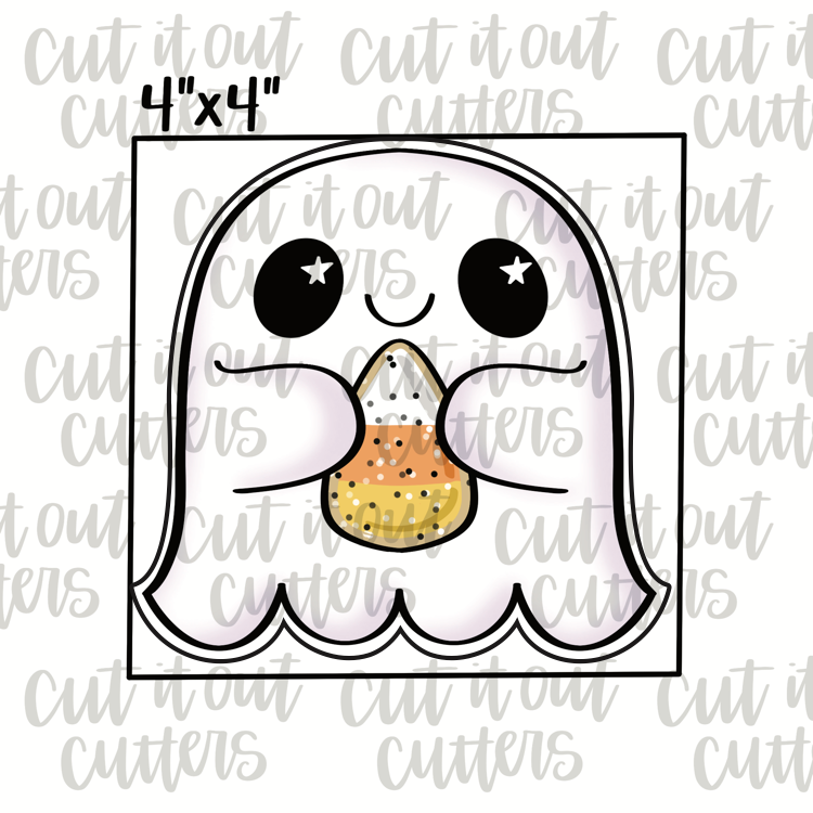 Square Ghost Cookie Cutter – Cut It Out Cutters