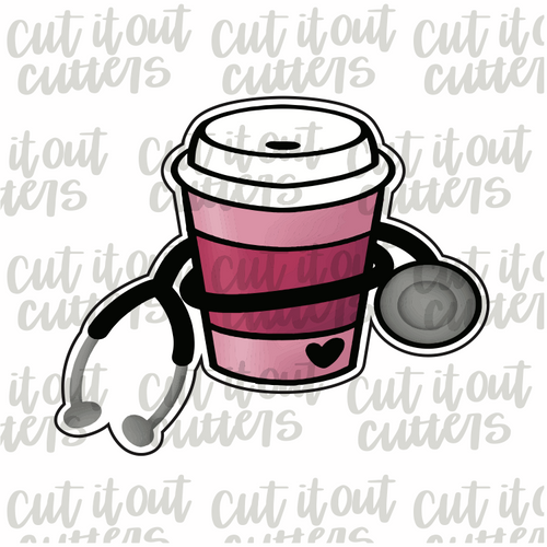 Stethoscope Coffee Cookie Cutter