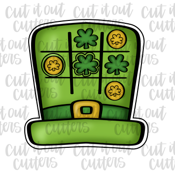 St. Patrick's Tic Tac Toe Cookie Cutter Set