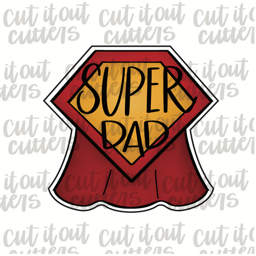 Super Dad Cookie Cutter