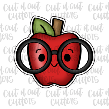 Super Nerdy Apple Cookie Cutter